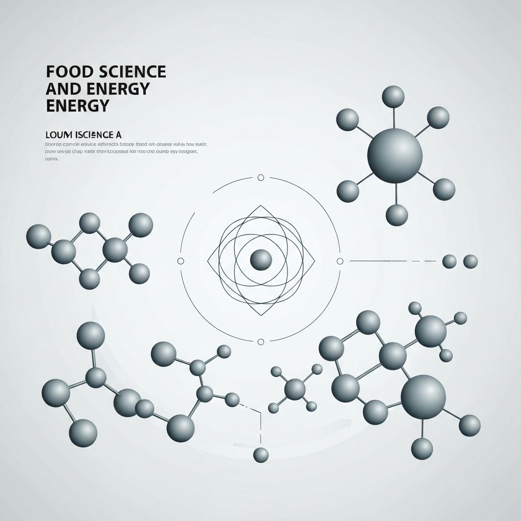 Scientific representation of energy and food science